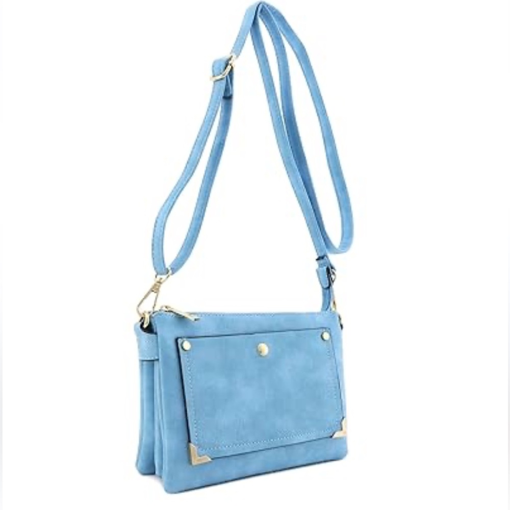 Blue crossbody/clutch bag purse